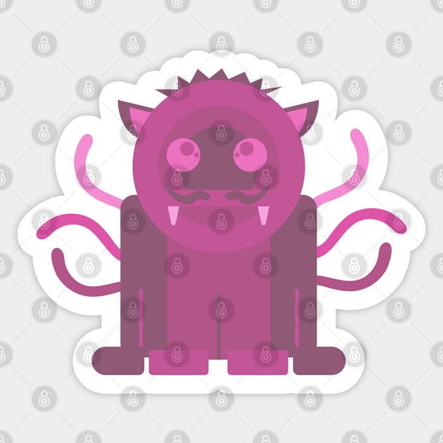 cute monster L.I Sticker by dodolanlaku